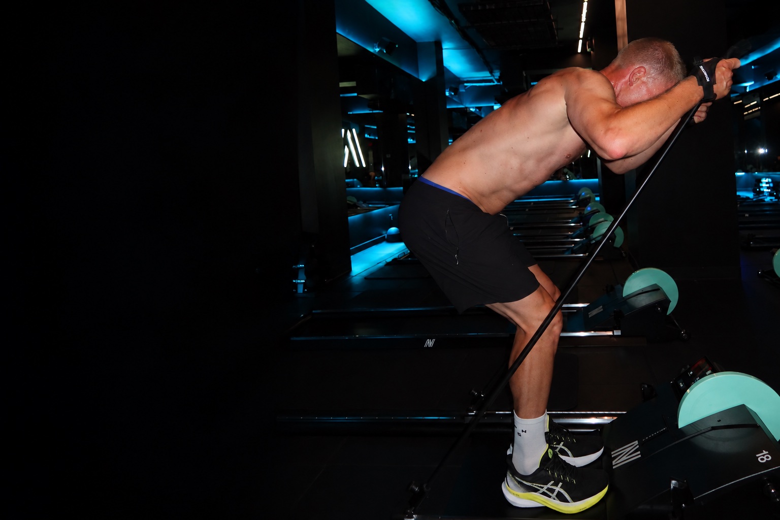 Double Poling on the NRTHRN Trainer at NRTHRN Strong Flatiron