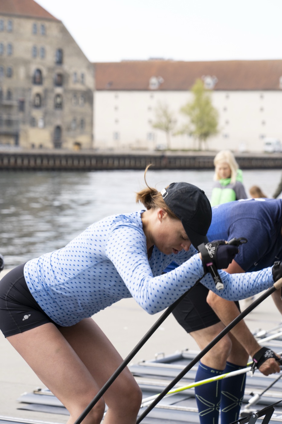 The marathon by the water