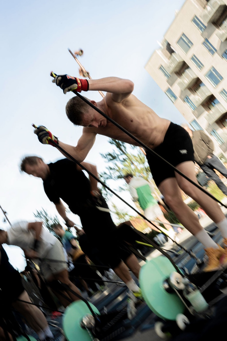 Double Poling on the NRTHRN Trainer